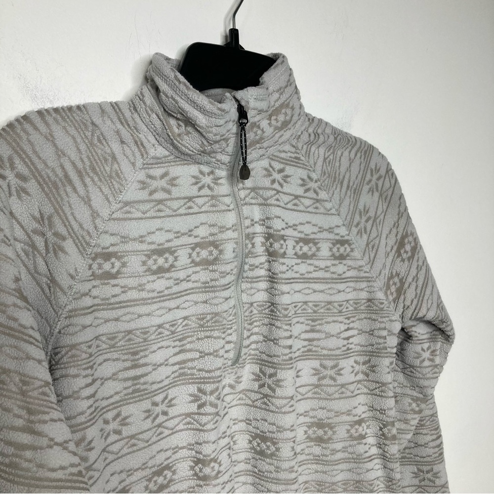 Eddie Bauer fair isle fleece pullover‎ size medium - Picture 3 of 8